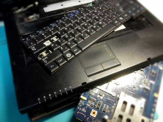 Основные неисправности ноутбука